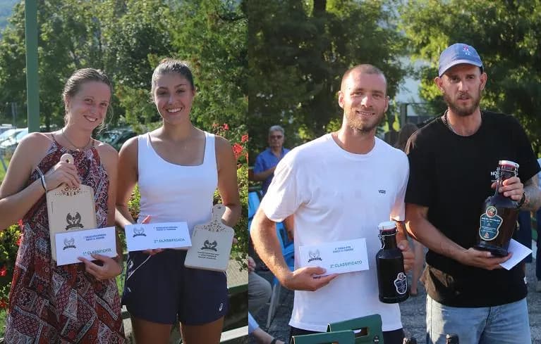 Premiazione dell’Open 2024, tabellone maschile e femminile